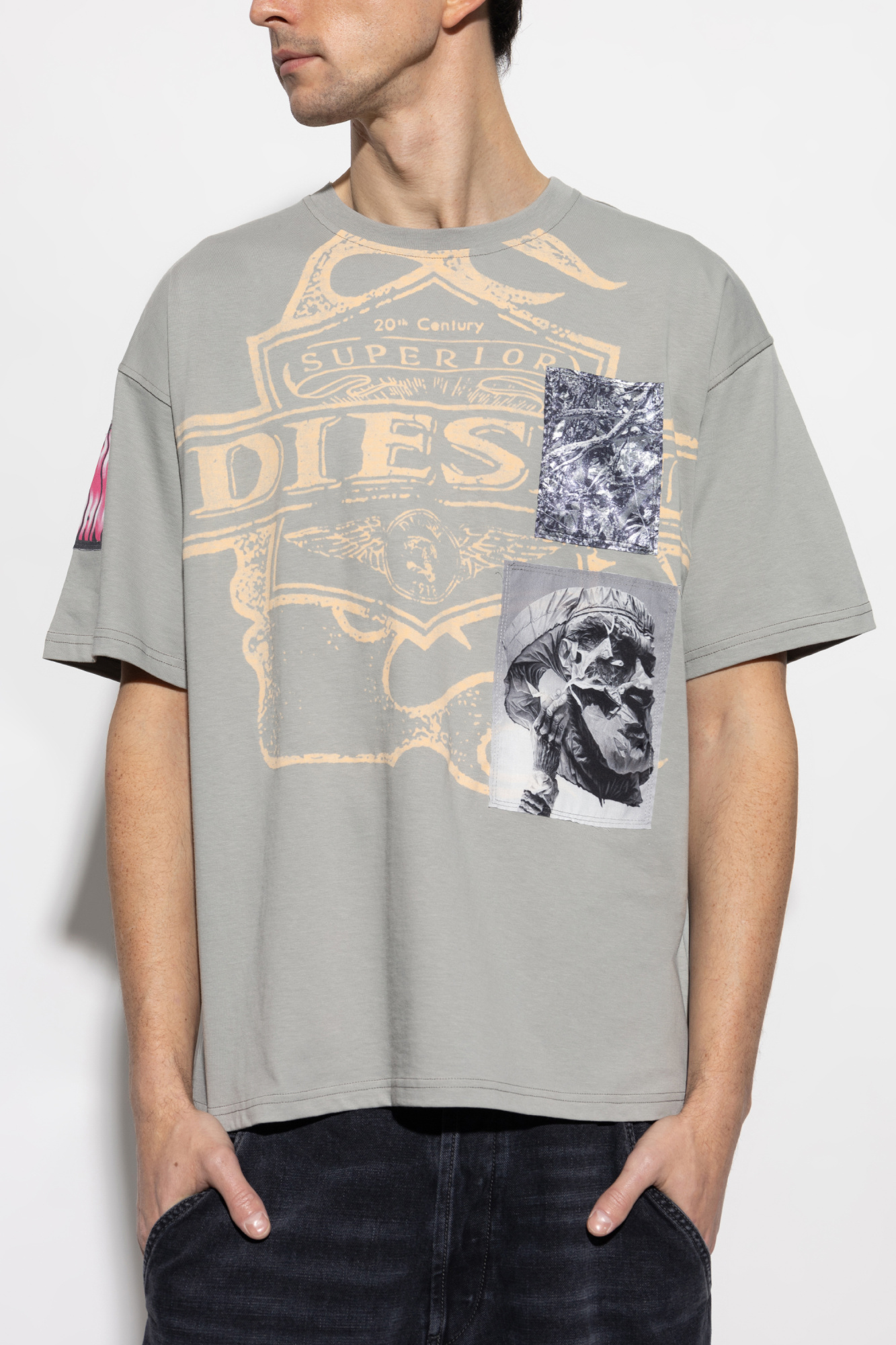 国内直営【DIESEL】T-BOXT-SLITS-R8 Tシャツ 送料込 DIESEL｜メンズ Tシャツ T-BOXT-SLITS-R8 | Rakuten Fashion